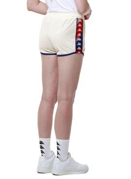 Shorts Kappa Losille Beige para Mulher