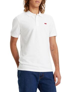 Camisa Polo Levis Housemark Branca para Homem