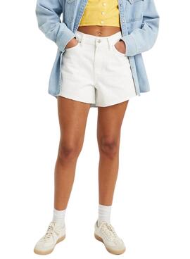 Shorts Levis 80S Branco para Mulher