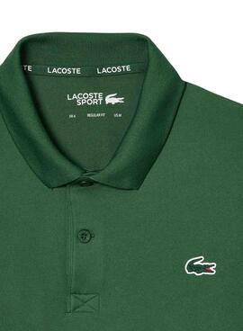 Polo Lacoste Tênis Ultra-Dry Colorblock Verde