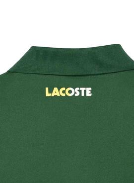 Polo Lacoste Tênis Ultra-Dry Colorblock Verde