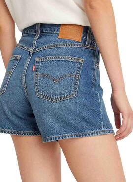 Shorts Levis 80S Azul para MujerTradução em português: Shorts Levis 80S Azul para Mulher