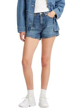 Shorts Levis 80S Azul para MujerTradução em português: Shorts Levis 80S Azul para Mulher