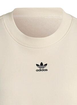 Moletom Adidas Adicolor Essentials Bege Mulher.