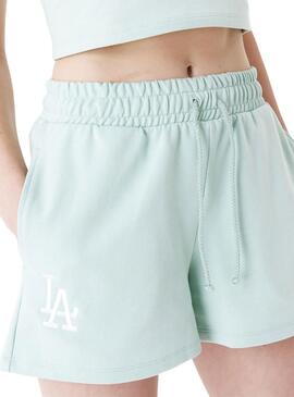 Shorts New Era LA Dodgers MLB Verde Para Mulher