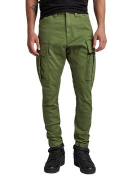 Calça G-Star Zip 3D Skinny Cargo Verde Masculina