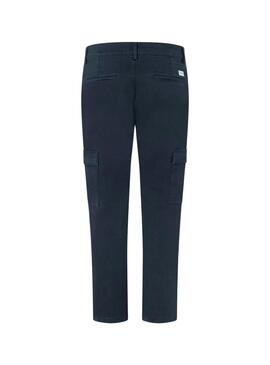 Calça Pepe Jeans Twill Azul-marinho para Homem