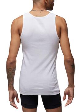 Conjunto de 2 camisetas Jordan Flight Base branco para homens.
