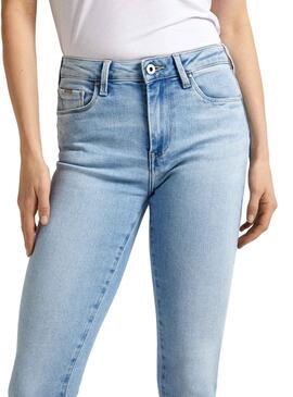 Calça Jeans Pepe Jeans Skinny Azul Mulher