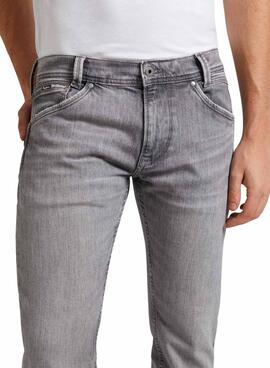 Calça jeans Pepe Jeans Tapered cinza masculina