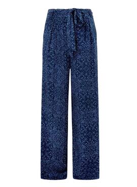 Calça Pepe Jeans Colette Print Azul para Mulher