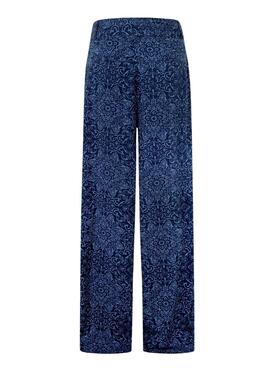 Calça Pepe Jeans Colette Print Azul para Mulher