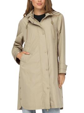 Parka Only Augusta Casaco Bege para Mulher