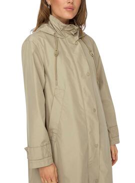 Parka Only Augusta Casaco Bege para Mulher