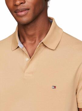 Polo Tommy Hilfiger 1985 cáqui para homem.