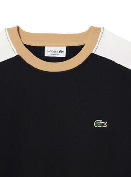 Moletom Lacoste Color Block Preto para Homem