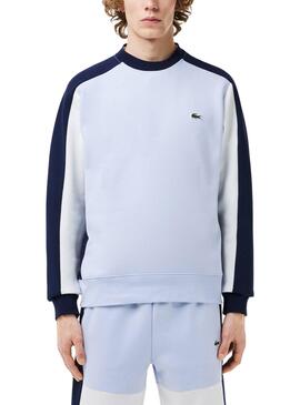 Moletom Lacoste Color Block Azul para Homem