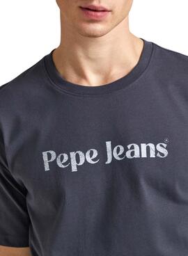 Camisa Pepe Jeans Clifton Cinza para Homem