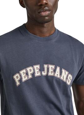 Camiseta Pepe Jeans Clement Cinza para Homem