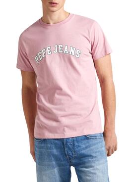 Camisa Pepe Jeans Clemente Rosa para Homem