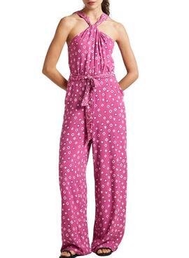 Overall Pepe Jeans Longo Dolly Rosa para Mulher