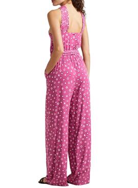 Overall Pepe Jeans Longo Dolly Rosa para Mulher