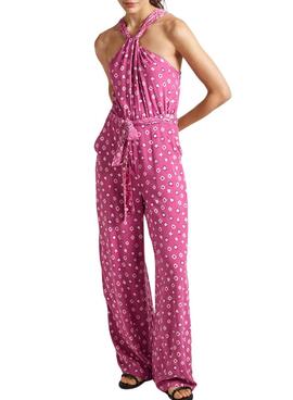 Overall Pepe Jeans Longo Dolly Rosa para Mulher