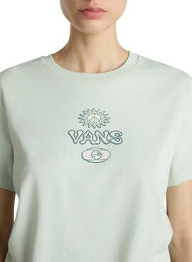 Camisa Vans Depth Connection Verde para Mulher.