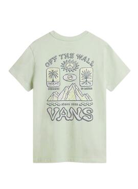 Camisa Vans Depth Connection Verde para Mulher.