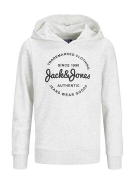 Moletom Jack and Jones Forest Branco Para Menino