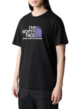 Camiseta The North Face Rust 2 Preto para Homem.