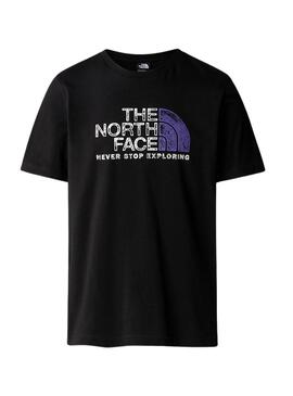 Camiseta The North Face Rust 2 Preto para Homem.