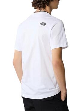 Camiseta The North Face Never Stop Branco Homem.