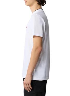 Camiseta The North Face Never Stop Branco Homem.