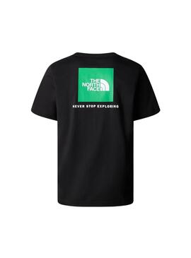 Camiseta The North Face Redbox Preta Verde Homem