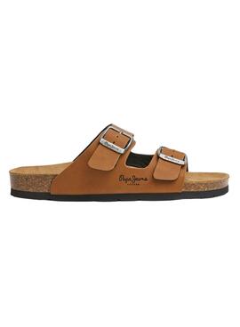 Sandálias Pepe Jeans Oban Classic Camel para Mulher.