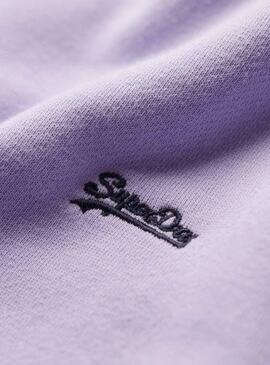 Moletom Superdry Crew roxo para homem