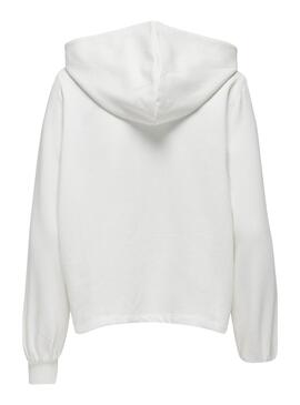 Moletom Only Trust Sailor Hood Branco para Mulher