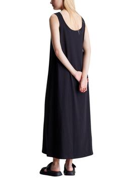 Vestido Calvin Klein Monologo Loose Preto Mulher