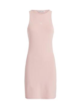 Vestido Calvin Klein Racerback Milano Rosa Mulher