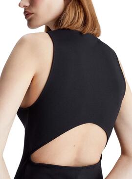 Vestido Calvin Klein Racerback Milano Preto Mulher.