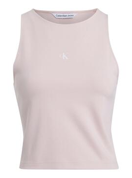 Top Calvin Klein Arquivamento Milano Rosa Para Mulher