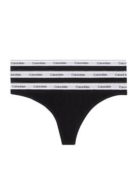 Tangas Calvin Klein Basic Preto para Mulher.