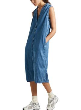 Vestido Pepe Jeans Maggie Denim para Mulher