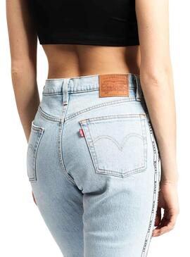 Jeans Levis 501 Crop Dibs Mulher