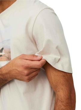 T-Shirt Jack & Jones Copenhagen Moonbeam Homem