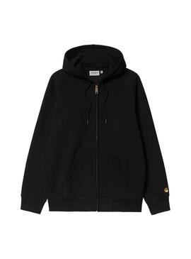 Sweat Carhartt Hooded Chase Preto para Homem