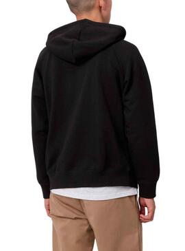 Sweat Carhartt Hooded Chase Preto para Homem