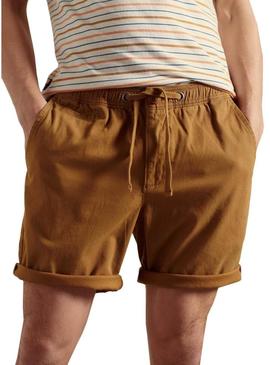 Bermuda Superdry Sunscorched marrom para Homem