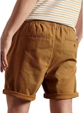 Bermuda Superdry Sunscorched marrom para Homem